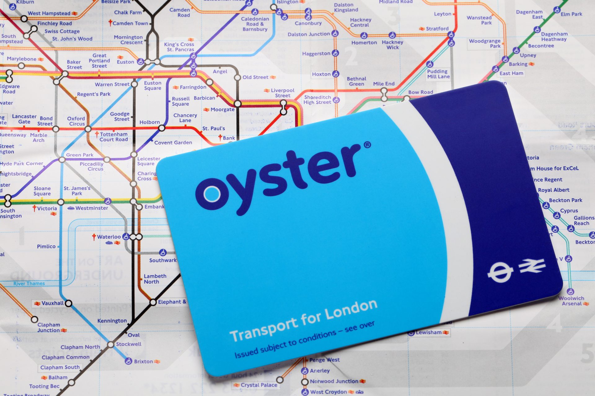 london travel card or contactless